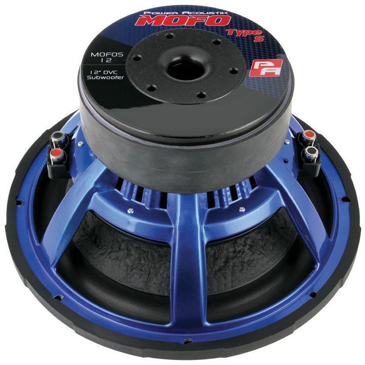 Power Acoustik MOFOS12D2 MOFO Type S Series 12 inch Subwoofer 2 ohm