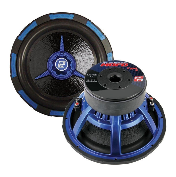 Power Acoustik MOFOS12D4 MOFO Type S Series 12 inch Subwoofer 4 ohm