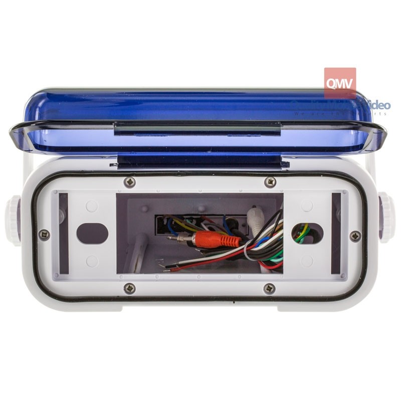 Pyle PLMRCW3 Universal Marine Stereo Housing with Full ChassisWired