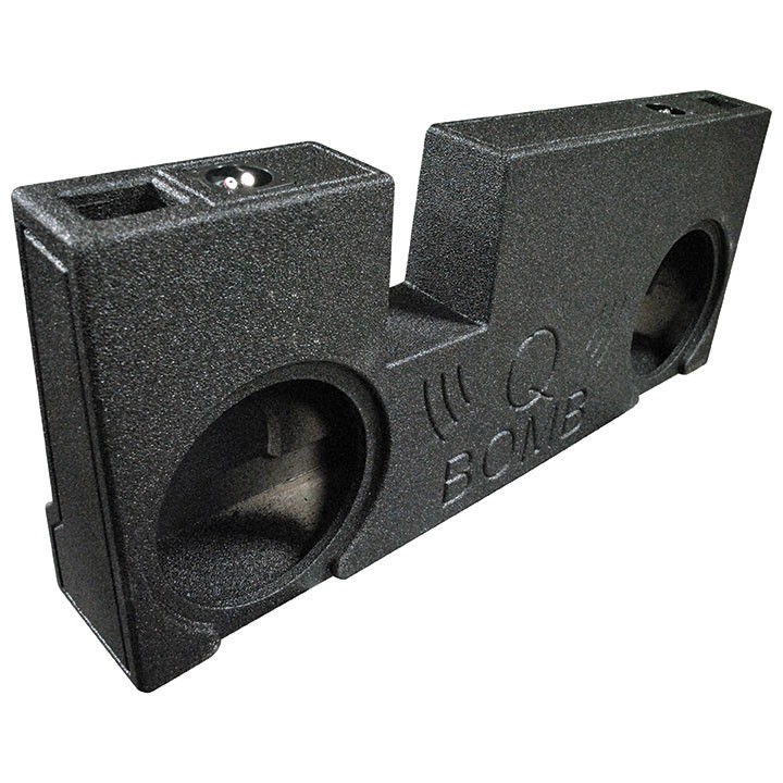 QPower QBTUNDRA07210 Ported / Vented Up-Firing Subwoofer Enclosure for