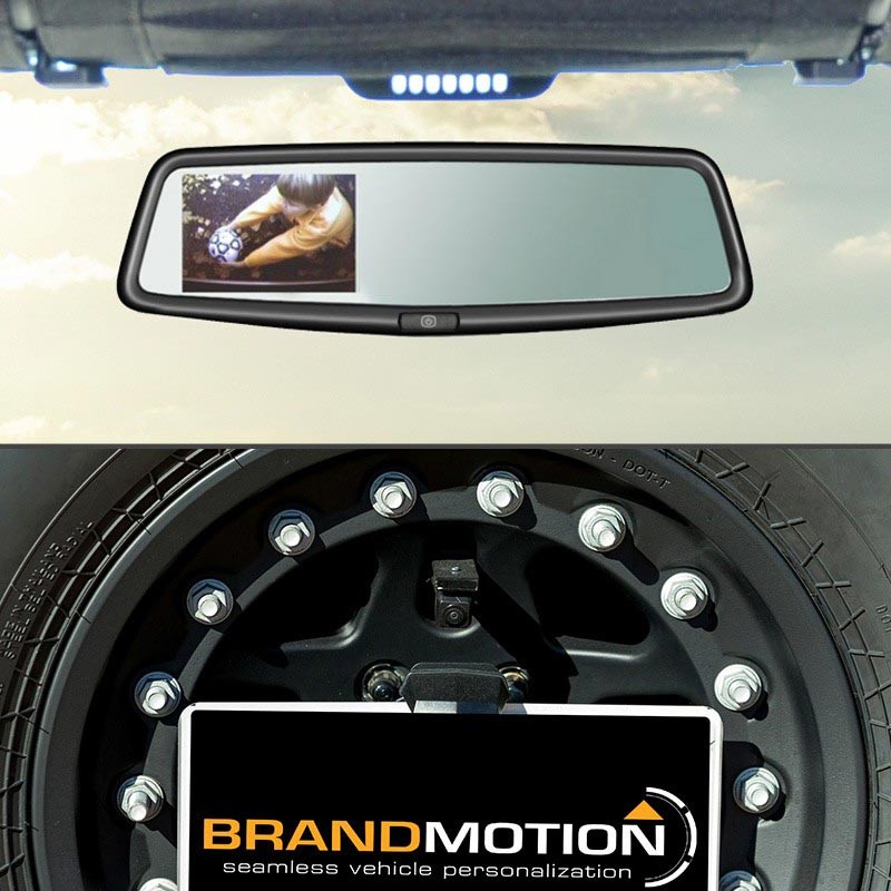2007 2015 Jeep Wrangler Rear View Back Up Camera Kit