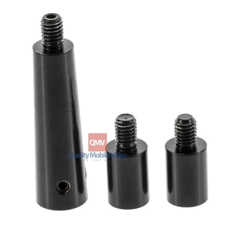 Metra Aw Rmf2 8in Black Wire Wound Replacement Mast With Adapter Set