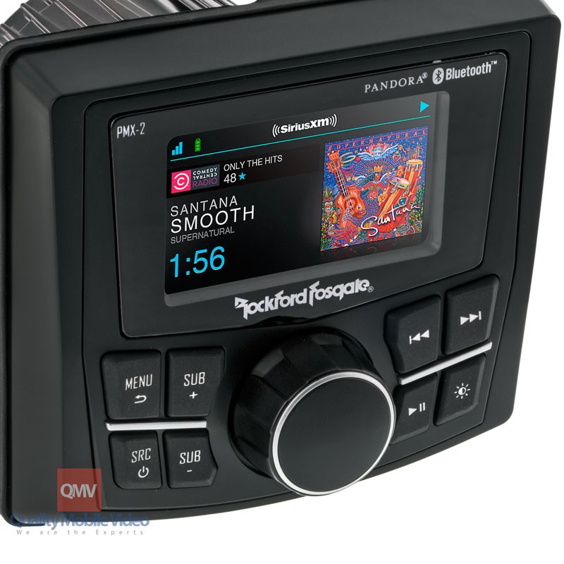 Rockford Fosgate Pmx 2 Waterproof Bluetooth Marine Receiver With Iphone Ipod Support And Pandora Ready