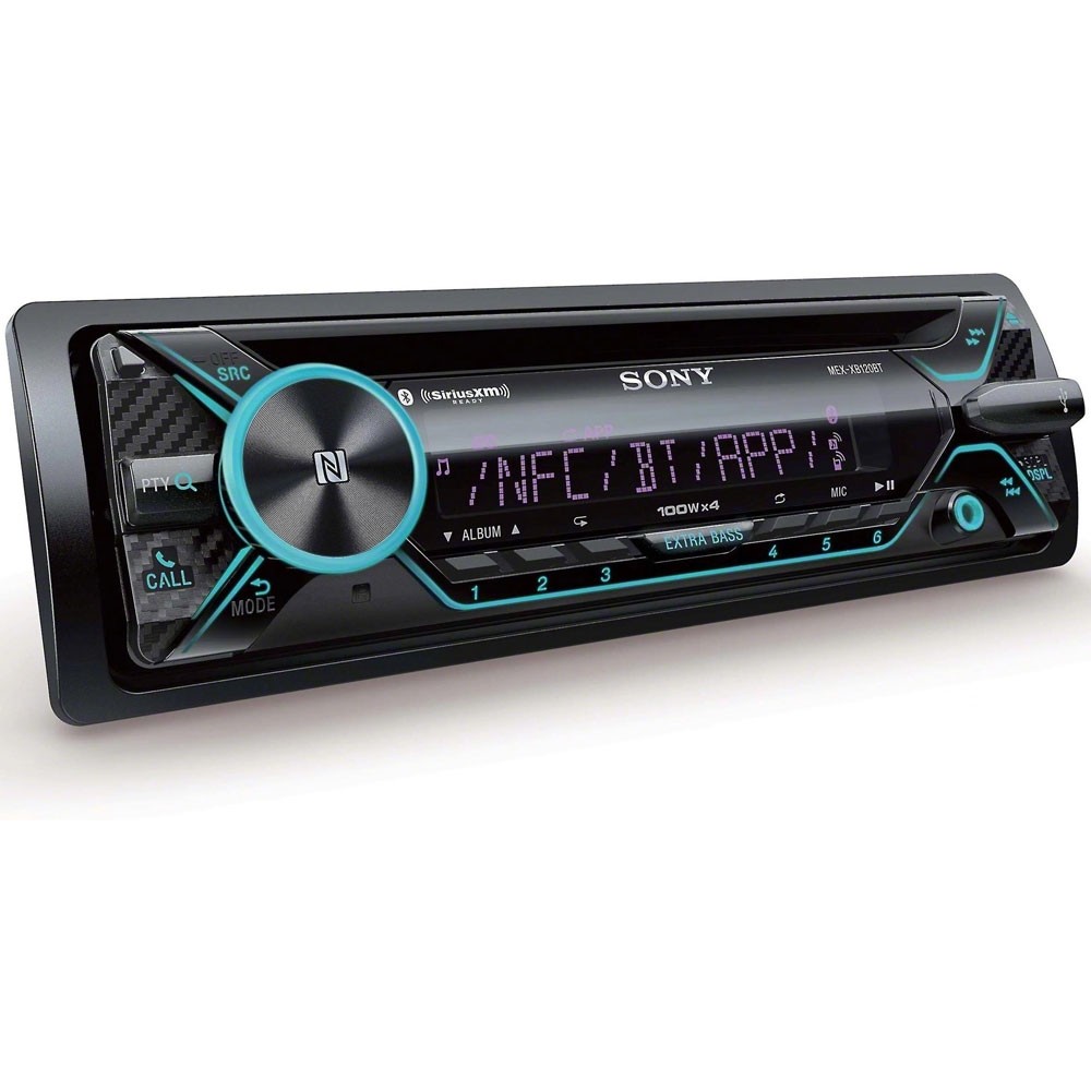 Sony MEXXB120BT Single DIN Car Stereo Receiver with Bluetooth and