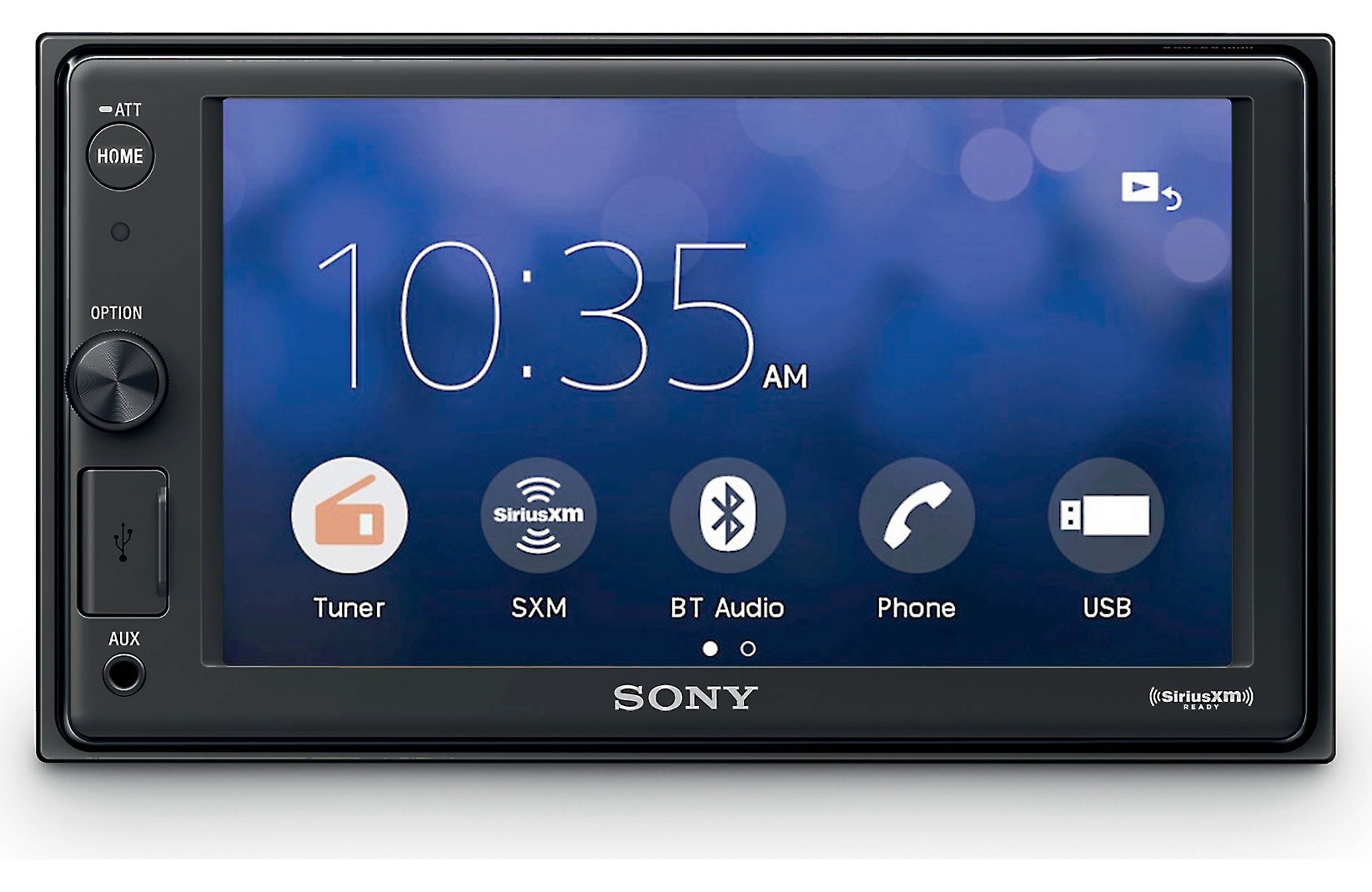 Sony XAVV10BT Double DIN Digital Media Receiver with 6.4" Display