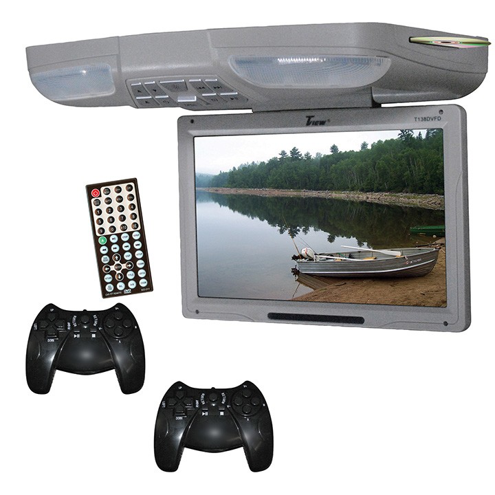 Tview T138DVFDGR 12.1 Inch Overhead DVD player with USB/SD card reader