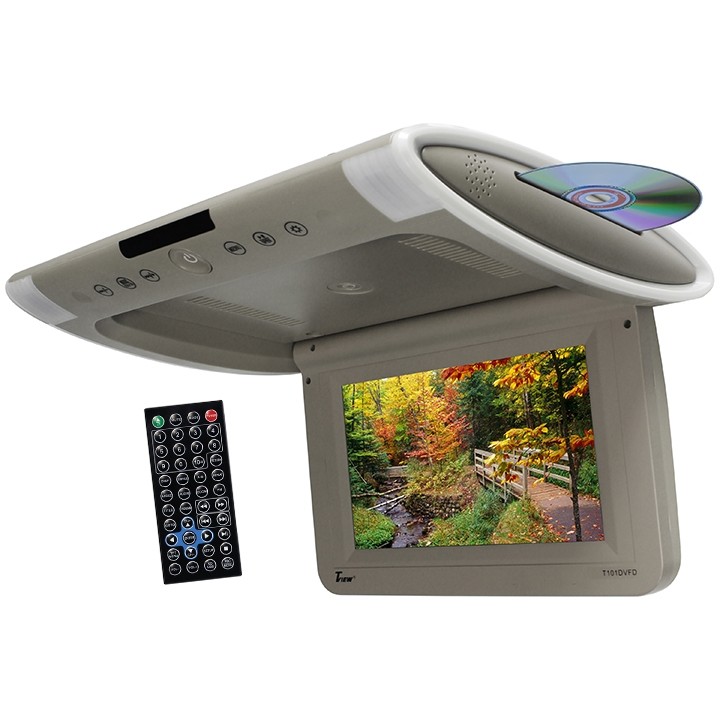 Tview T101DVFDGR 10.1 inch Overhead DVD Player Grey