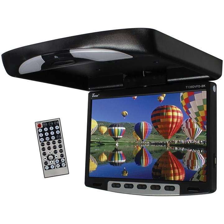 Tview T139DVFD 12.1 Inch Overhead DVD player with USB/SD card reader