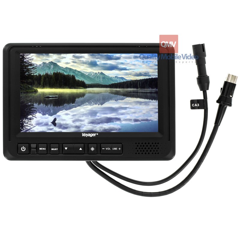 Audiovox Voyager Aom 713 7 Tft Lcd Video Monitor 3 Video Inputs