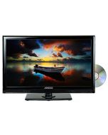 Axess TVD1801-24 24" HD LED TV with AC/DC power adapter and built in DVD