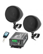 Boss Audio MCBK520B Black Motorcycle/ATV Sound System with Built-in FM Tuner