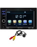 Boss Audio BVB9364RC Double DIN 6.2 inch In-Dash DVD/CD/SD/AM/FM Bluetooth Receiver with Backup Camera