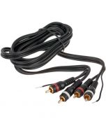 Accele 3295B Matrix Double Shielded RCA Audio Video Cable - 6 inch