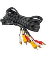 Accelevision AVS-12 Double Shielded RCA Audio Video Cable