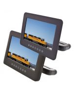 Quality Mobile Video DVD9000PKG Universal Attachable DVD Headrest System - Slave and Master screen