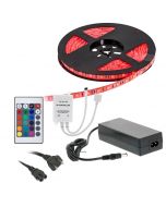 Heise H-RGB5MRK1 16.5 Foot Flexible Full Color LED Light Strip Kit with IR remote control