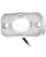 Heise HE-ML1 12 Volt Marine Flush Mount (3) x 3 Watt LED Light - White