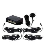 Metra TE-B4PSK Parking Sensors-Rear Parking Assist Kit - product content. 