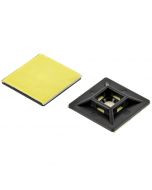 Install Bay CMT1 Adhesive Backed Cable Tie Mount 1 Inch x 1 Inch - 100 Pack