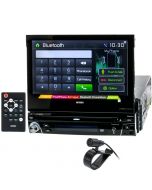 Jensen VX3012 Single DIN Flip-out Bluetooth In-Dash CD/DVD Car Stereo w/ 7" High-res Touchscreen - Main