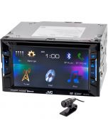 JVC KW-V21BT Bluetooth Enabled Color in-Dash 6.2 Inches WVGA Monitor Digital Media Receiver - 