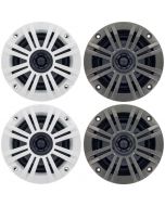 ker 41KM44CW KM Series 4 inch 2-Way 4 Ohm Coaxial Marine Speakers - Main