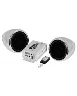 Boss Audio MC500 Chrome Motorcycle/ATV Sound System with Built-in FM Tuner - Main