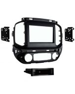 Metra 99-3016G Single or Double DIN Dash Kit for 2015 - and Up Chevrolet Colorado or GMC Canyon  - Gray finish