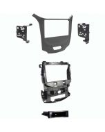 Metra 99-3020B Single or Double DIN Car Stereo Dash Kit for 2016 - and Up Chevrolet Cruze