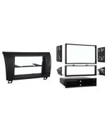 Metra 99-8220CHG Single or Double DIN Car Stereo Dash Kit for 2007 - 2013 Toyota Tundra - High Gloss Charcoal