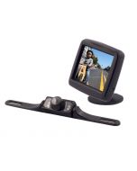 OPEN BOX - Accelevision TRVCWL35 360 Optix 3.5 inch LCD Monitor and IR Infrared License Plate Wireless Back Up Camera System-1