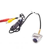 Boyo VTK220DL Car Camera with LED lighting - Front right view with LED's on