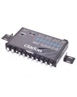 Clarion EQS746 Half-Din Graphic Equalizer - Front side with mounting brackets