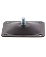 Panavise 861 Square Mounting Base 2.5" x 2.5" with 1/4 x 20 thread - Black