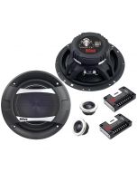 Boss Audio PC65.2C Phantom Series Component Speaker System with Electroplate-Injection Cone
