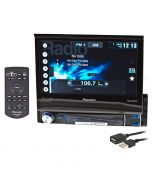 Pioneer AVH-X6500DVD Single DIN Flip Out Car Stereo - Main