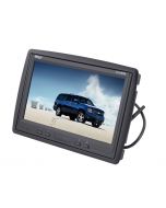 Pyle PLHR96 9'' TFT LCD Headrest Monitor with pedestal stand and infrared headphone transmitter - In headrest shroud