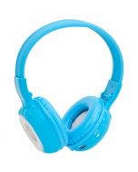 Power Acoustik HP-K2B Blue Dual Channel IR car wireless headphone - Front left