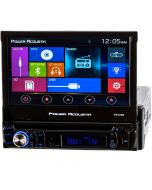 Power Acoustik PD-724B 7" Single DIN Car Stereo Receiver - Home Screen