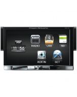 Power Acoustik PDR-760 7" Mech-less Single-Din In-Dash Multimedia Receiver With Detachable Face - Front of unit