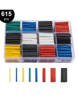 Quality Mobile Video HST615AC 615 Piece Assorted Size and Color 2:1 Heat Shrink Tubing Kit