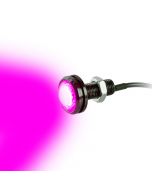 QMV LL1W18-PU 12 Volt Flush Mount 1 Watt LED Light - Purple