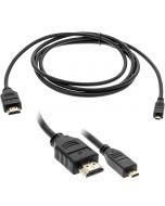 QMV MHDMI6 6 foot Micro HDMI to HDMI Cable - Main