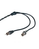 Rockford Fosgate RFIT-6 6 Feet 2-Channel RCA Premium Dual Twist Signal Cable 