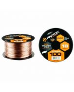 Metra Raptor RSW18-100 18-Gauge 100 Ft Clear Speaker Wire