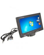 Safesight TOP-PD9001VT 9 Inch VGA Touchscreen LCD Monitor with Headrest shroud and RCA video inputs