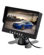 SafeSight TOP-SS-C421 7" Back up monitor with sun shield and mounting stand