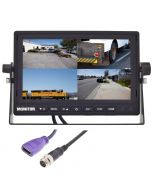 Safesight TOP-SS-D7004HDMI 7 Inch LCD Monitor with HDMI input - Front of monitor