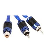 Stinger SI62YM 6000-Series (2) Male to (1) Female Y-Adapter Car Stereo RCA Interconnect Cable