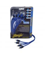 Stinger SI6420 6000-Series 20-Foot Car 4-Channel Stereo RCA Interconnect Cables
